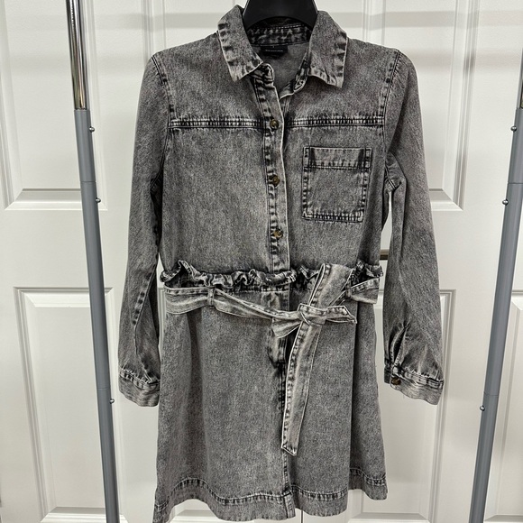 Who What Wear Dresses & Skirts - Denim Button-Up Dress with Belt
